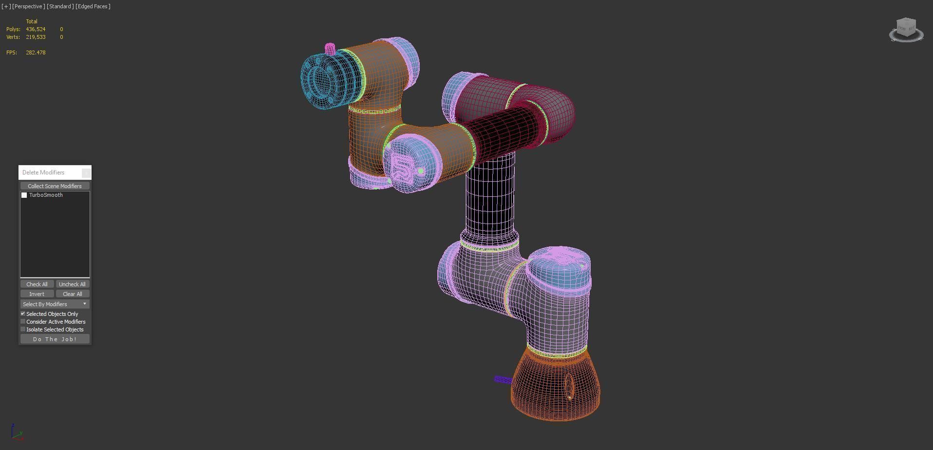 Photorealistic Universal Robots collaborative UR3 3D model_3