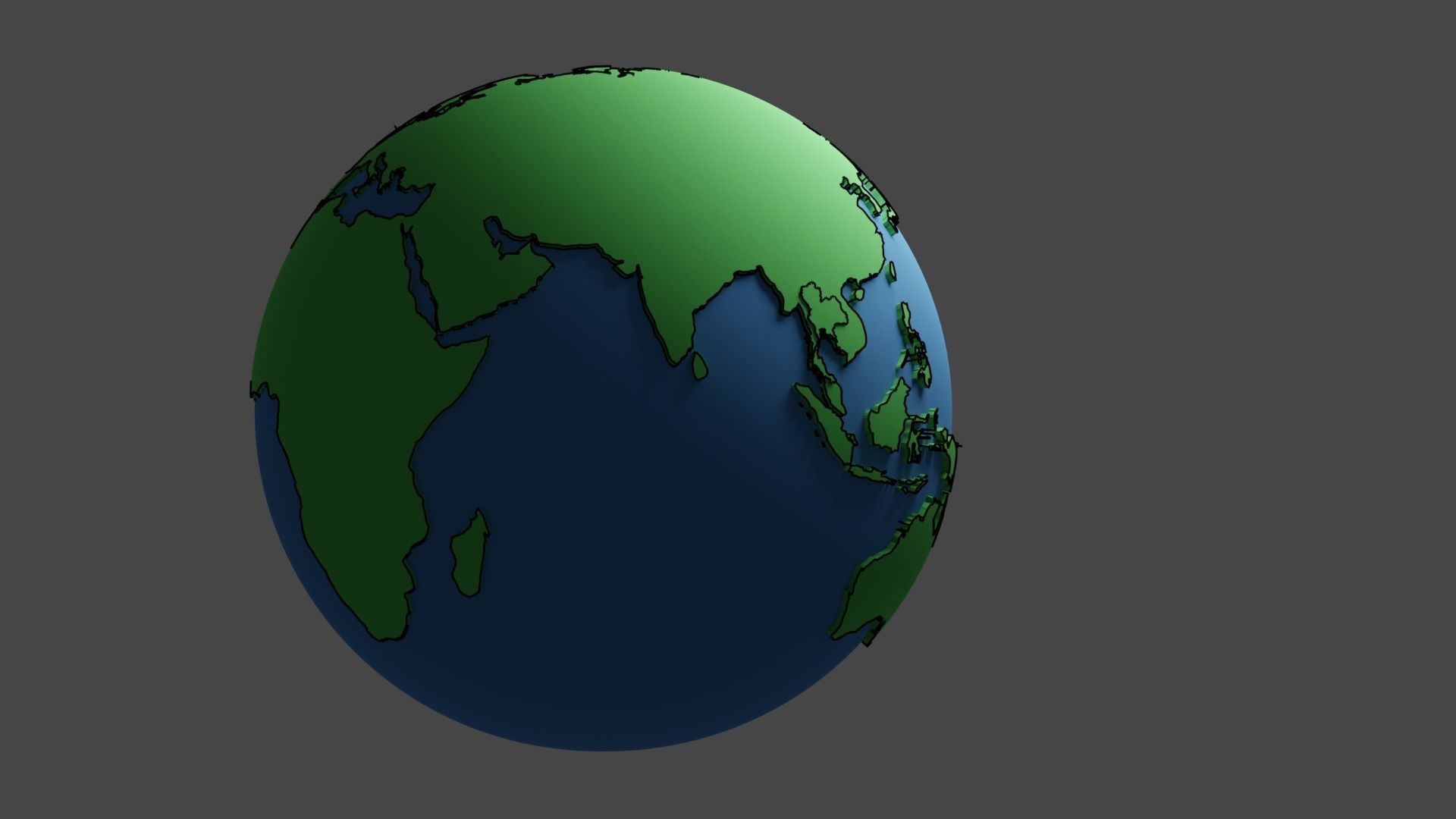 Earth model 3d 3D model_2