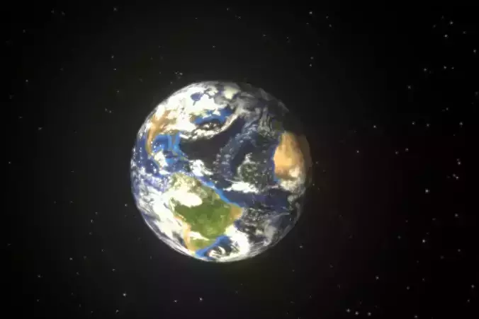 Earth in space -