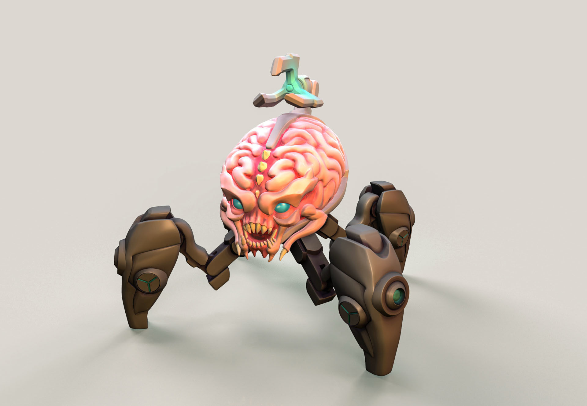Arachnotron Collectible toy Doom Eternal 3D print model_2