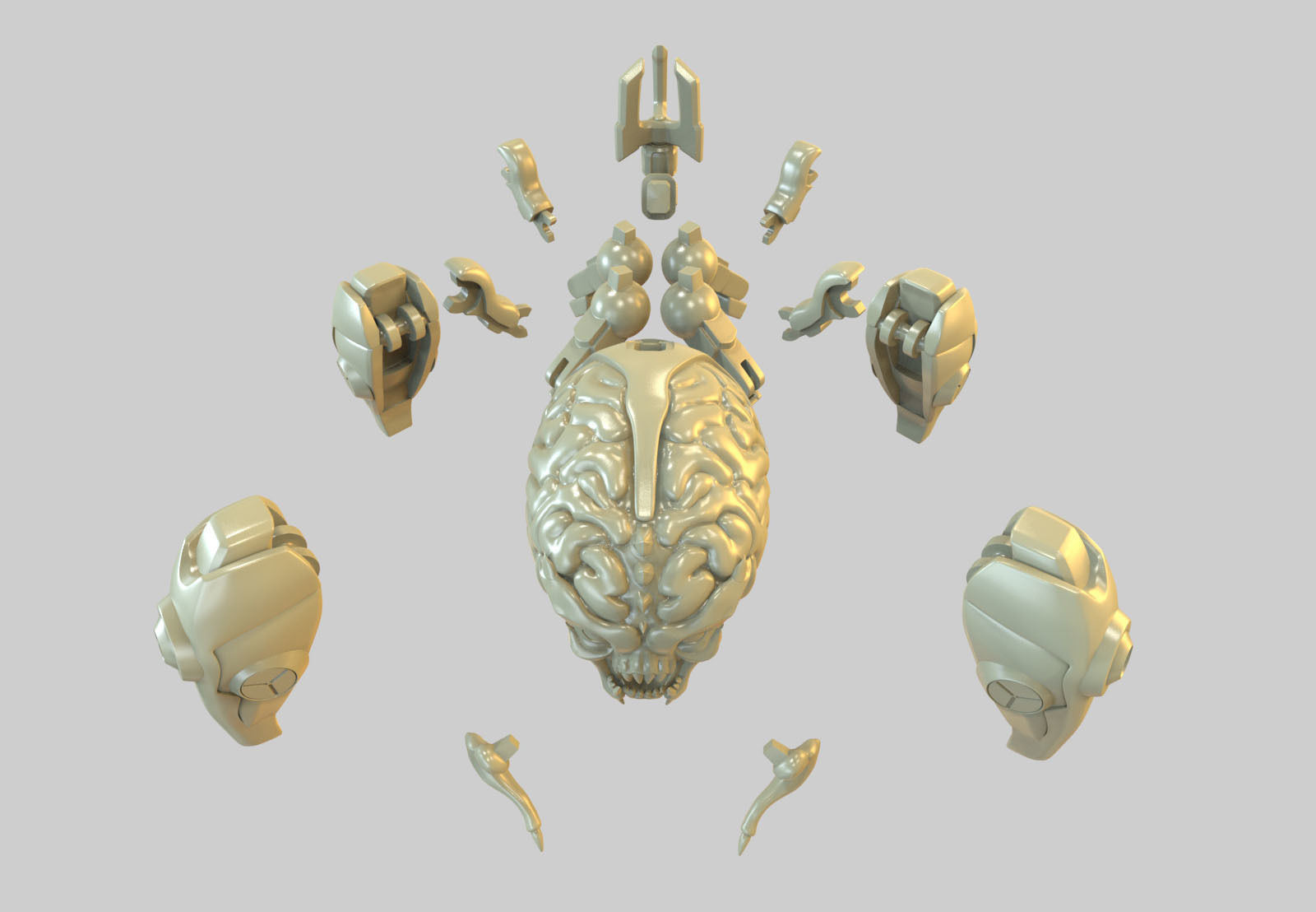 Arachnotron Collectible toy Doom Eternal 3D print model_6