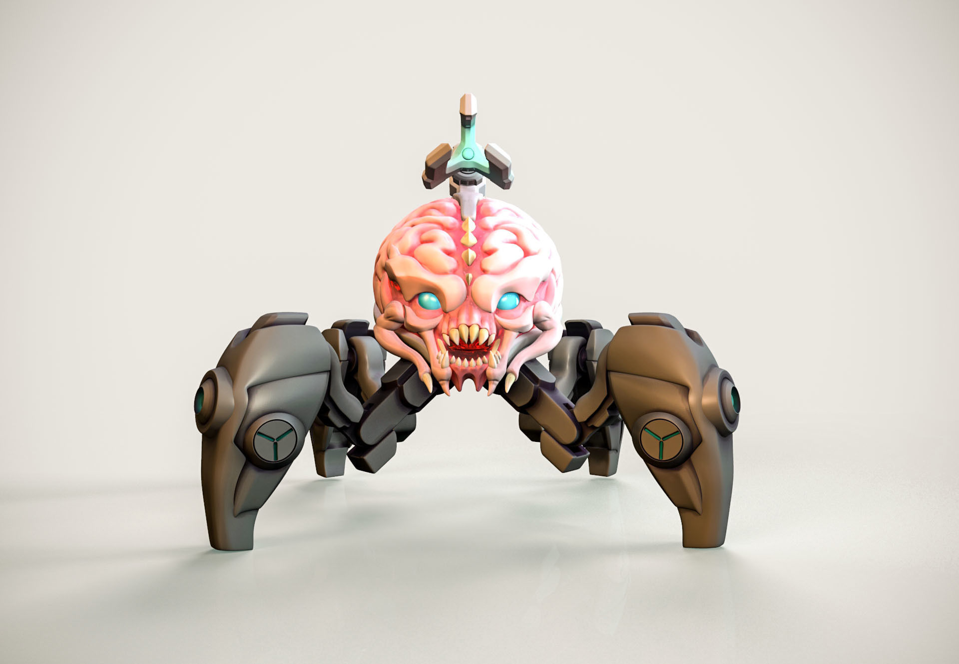 Arachnotron Collectible toy Doom Eternal 3D print model_1