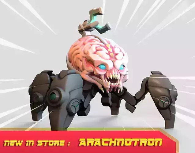 Arachnotron Collectible toy Doom Eternal 3D print model