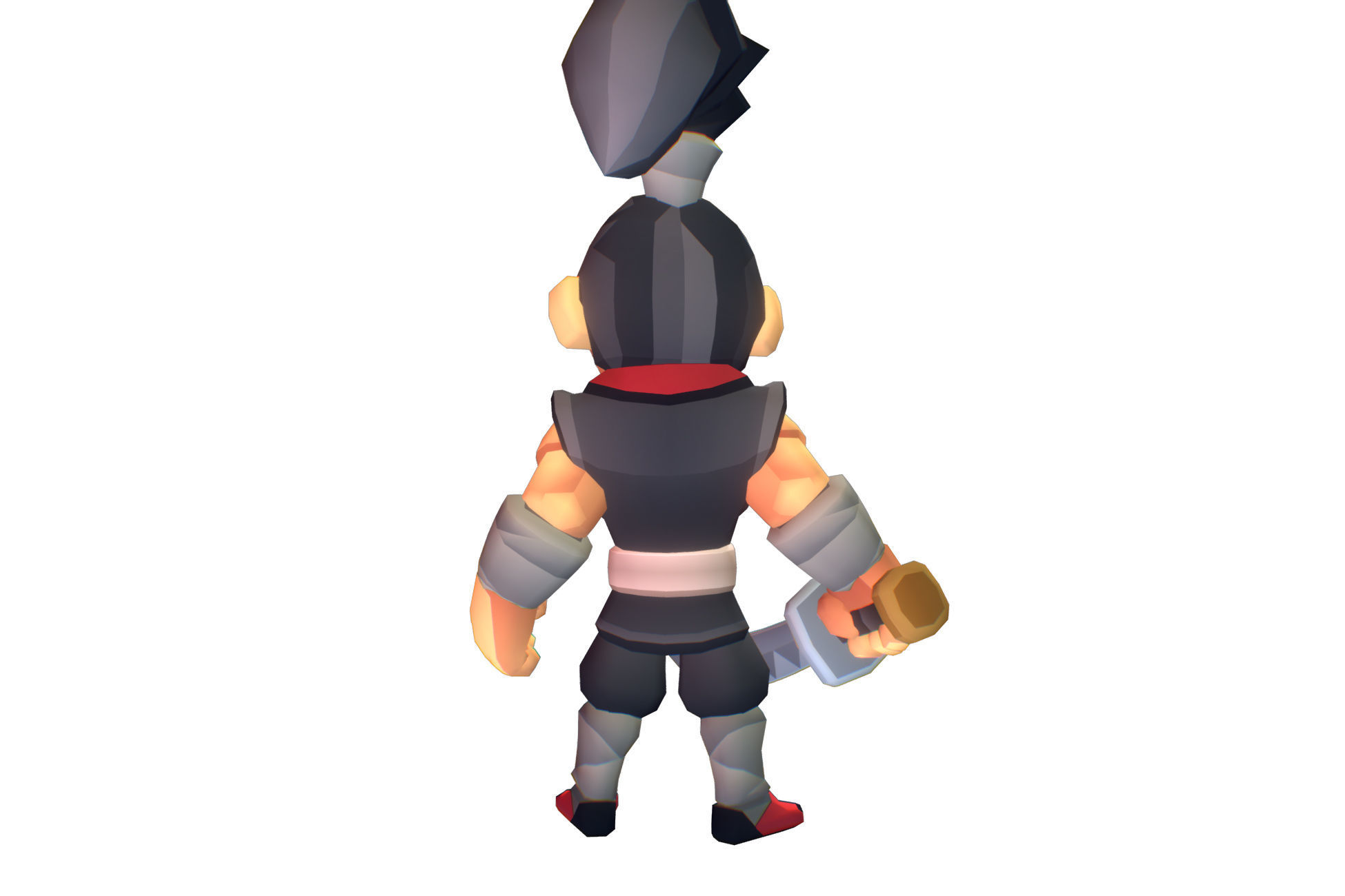 Ronin The Samurai - Proto Series Low-poly 3D model_2