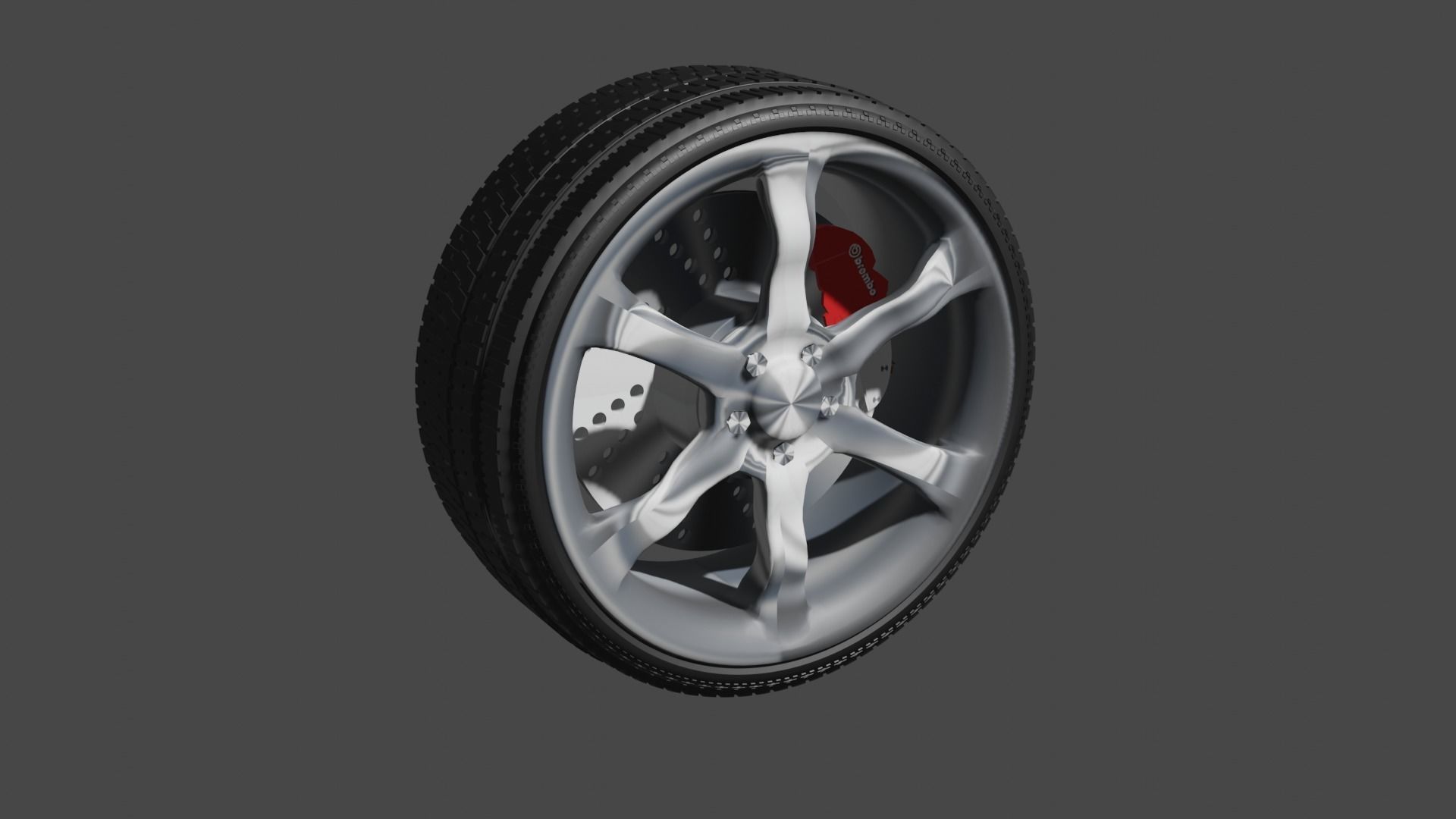 Tire Rim 3D model_1