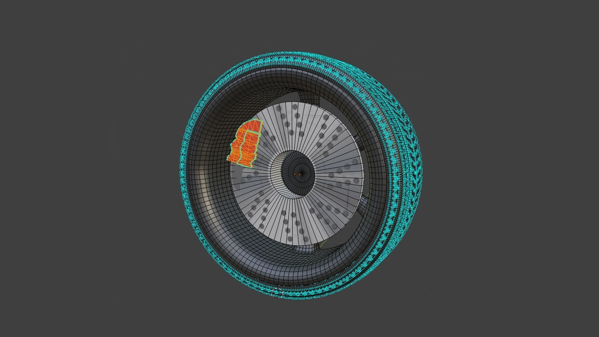 Tire Rim 3D model_3