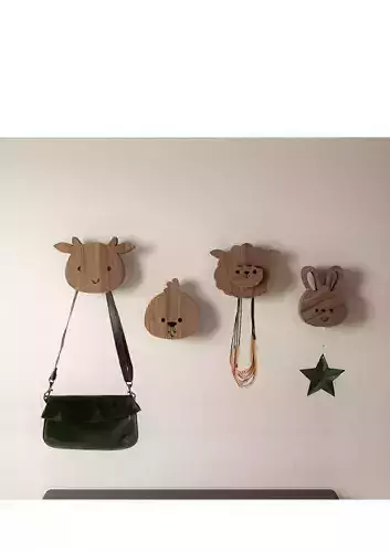 wall hooks 3D model