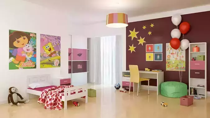Child Room 3D model