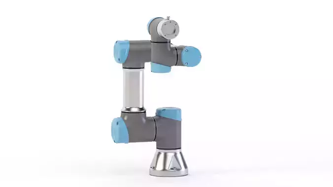 Photorealistic Universal Robots collaborative UR3E