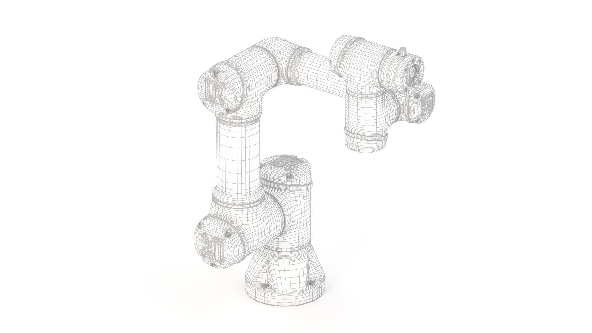 Photorealistic Universal Robots collaborative UR3E 3D model_2