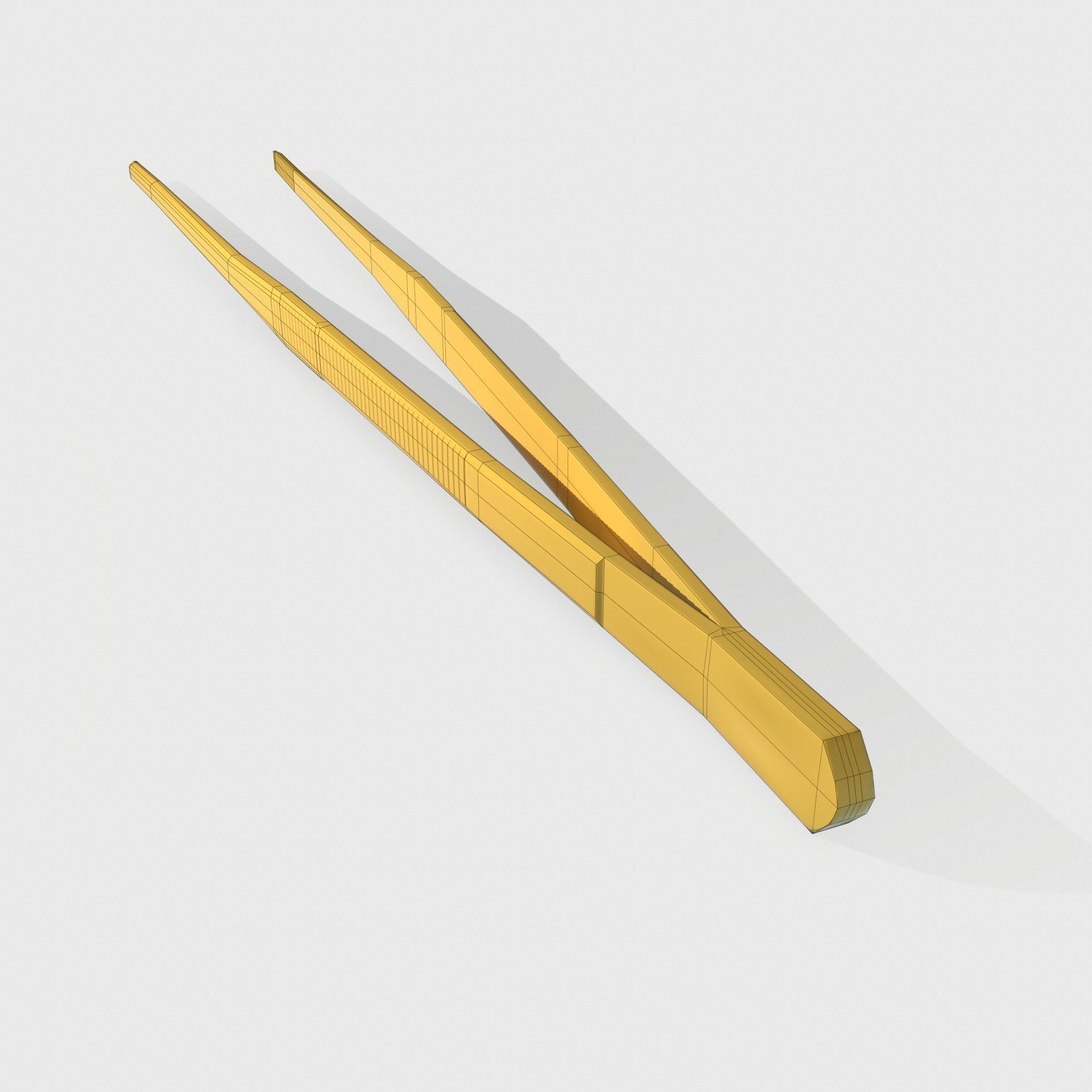 Tweezers PBR RIGED Low-poly 3D model_15
