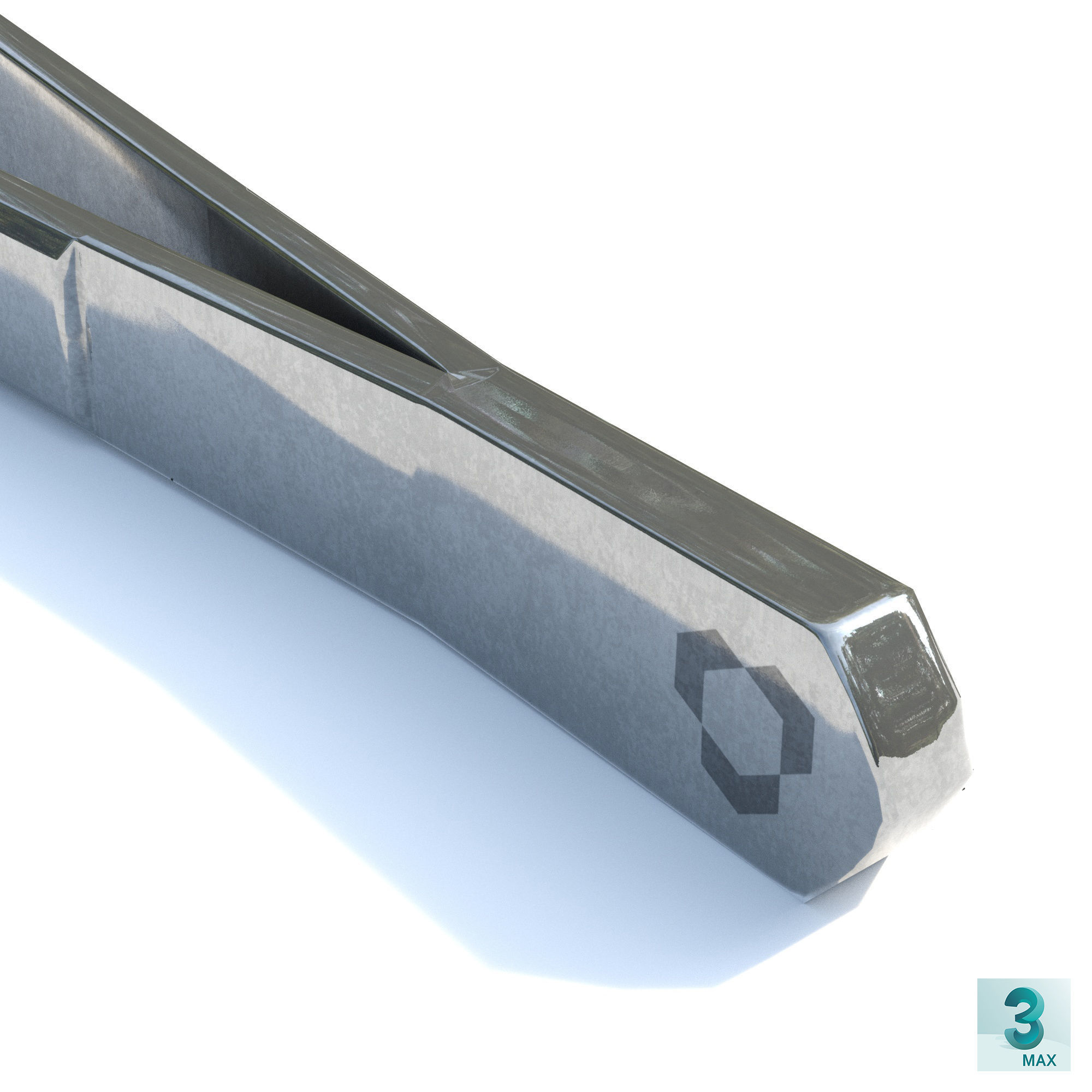 Tweezers PBR RIGED Low-poly 3D model_8