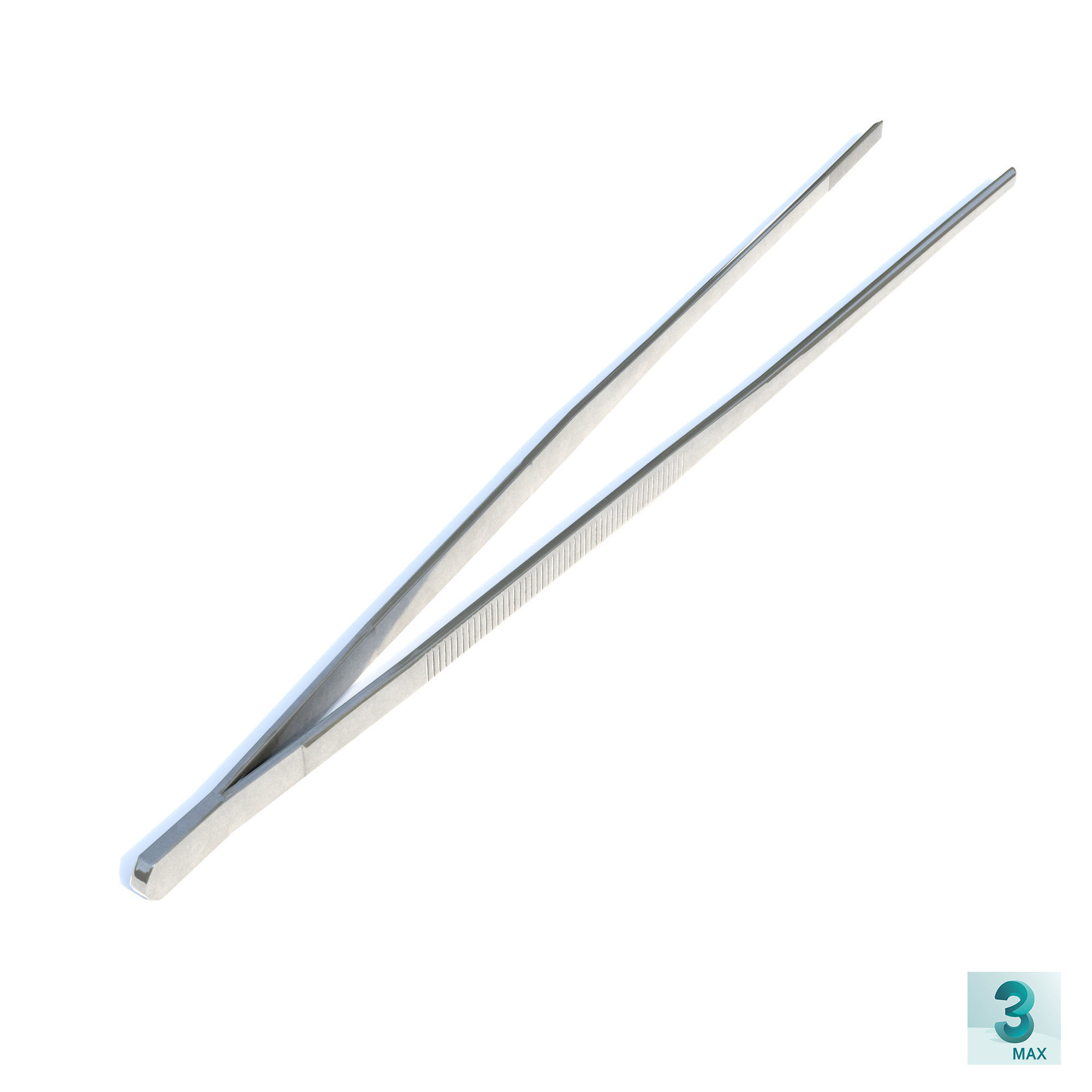 Tweezers PBR RIGED Low-poly 3D model_6