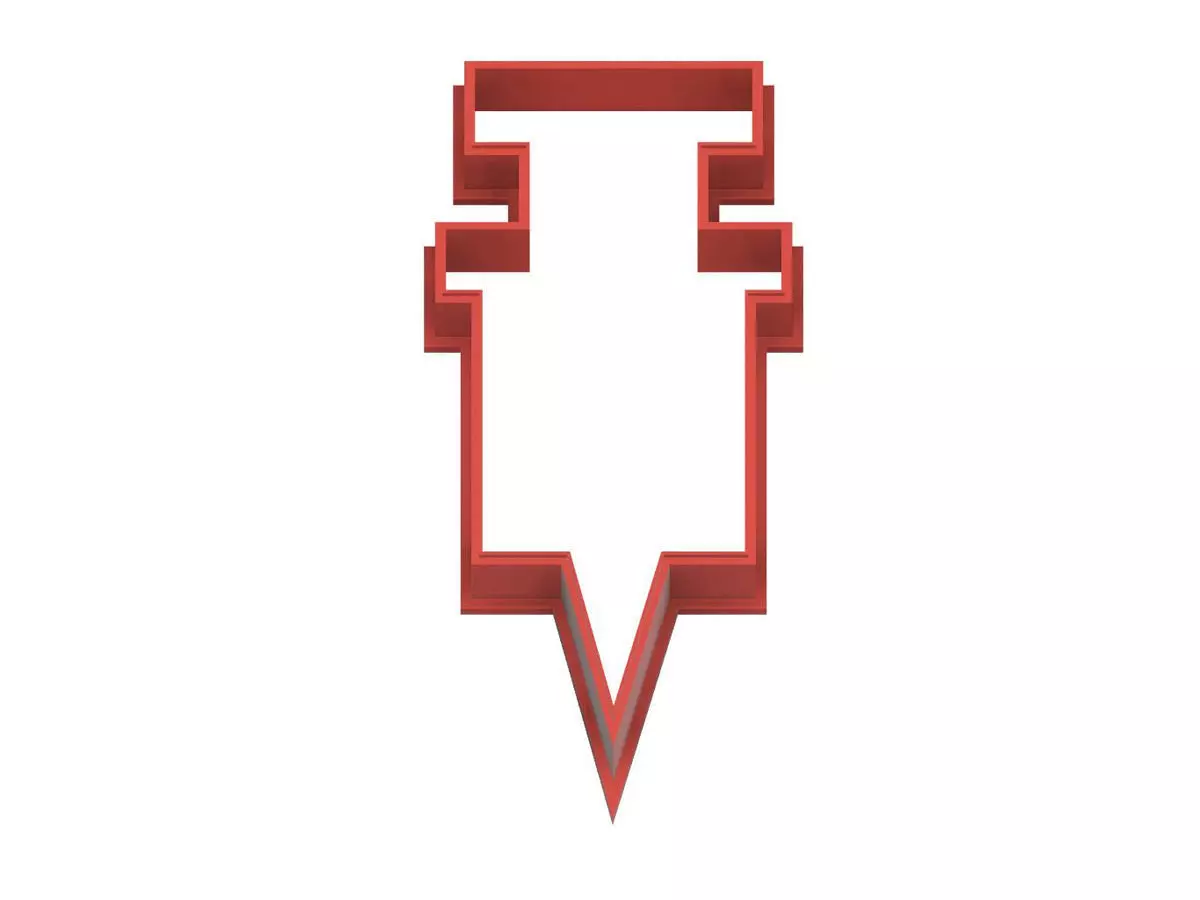 0076 Syringe cookie cutter 3D print model_0