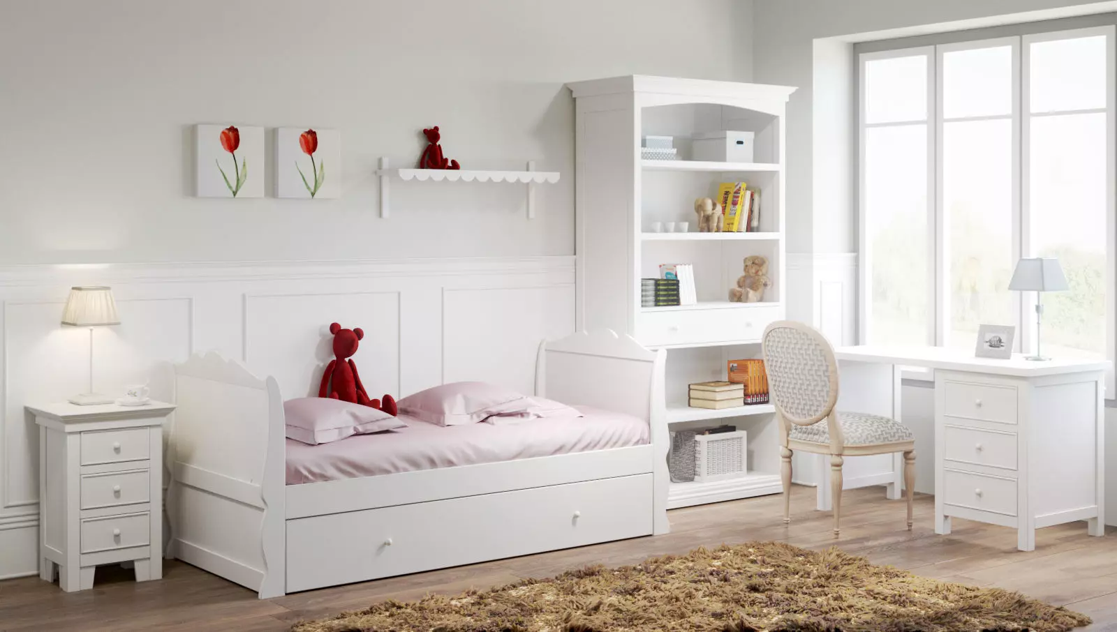 Classic room 3D model_0