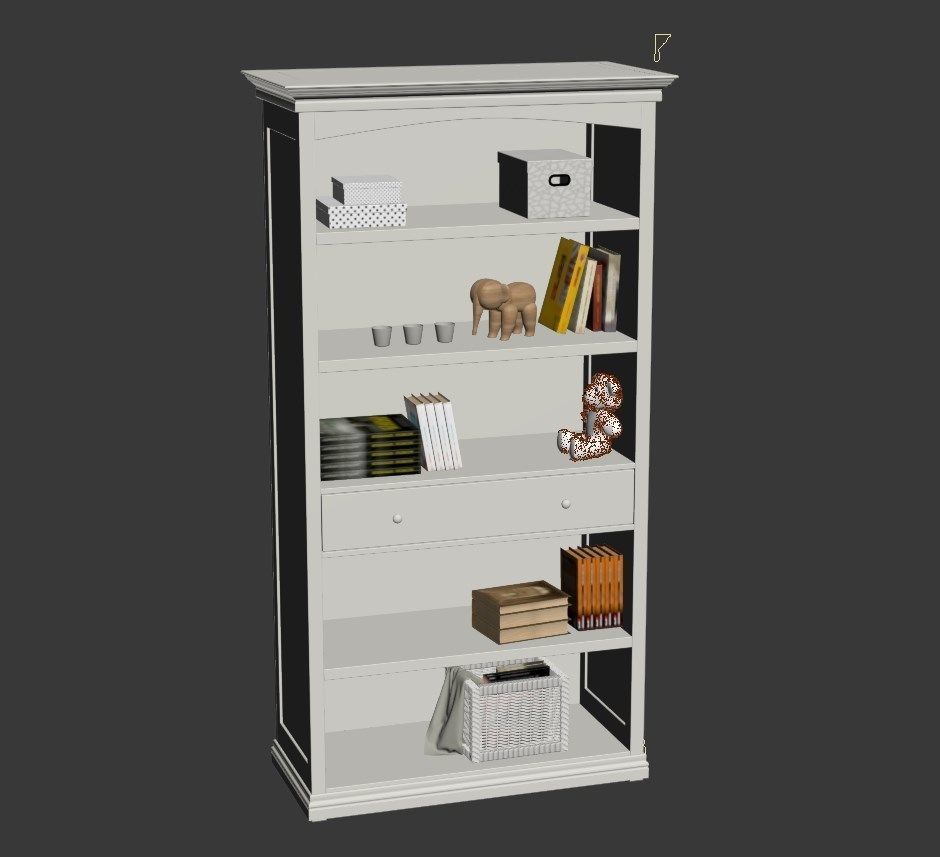 Classic room 3D model_4