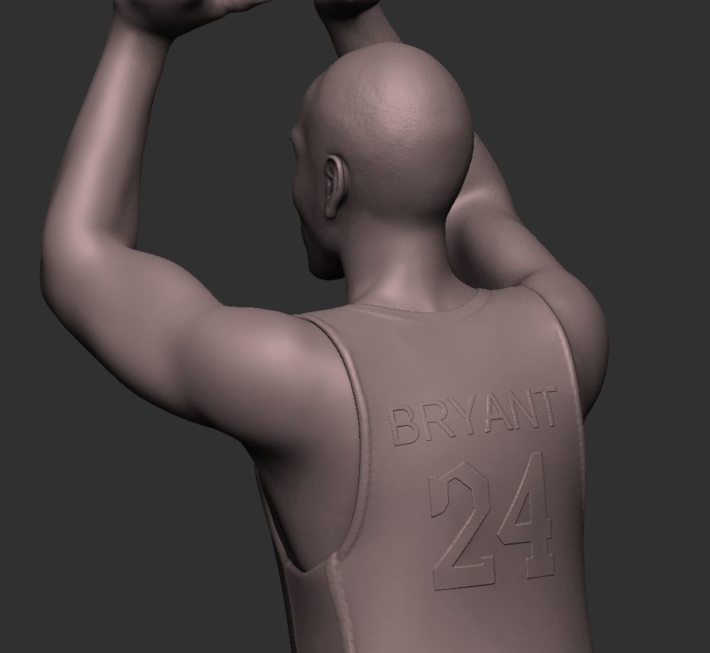 Kobe Bryant 3D print model_5