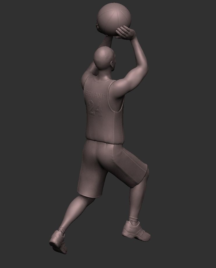 Kobe Bryant 3D print model_6