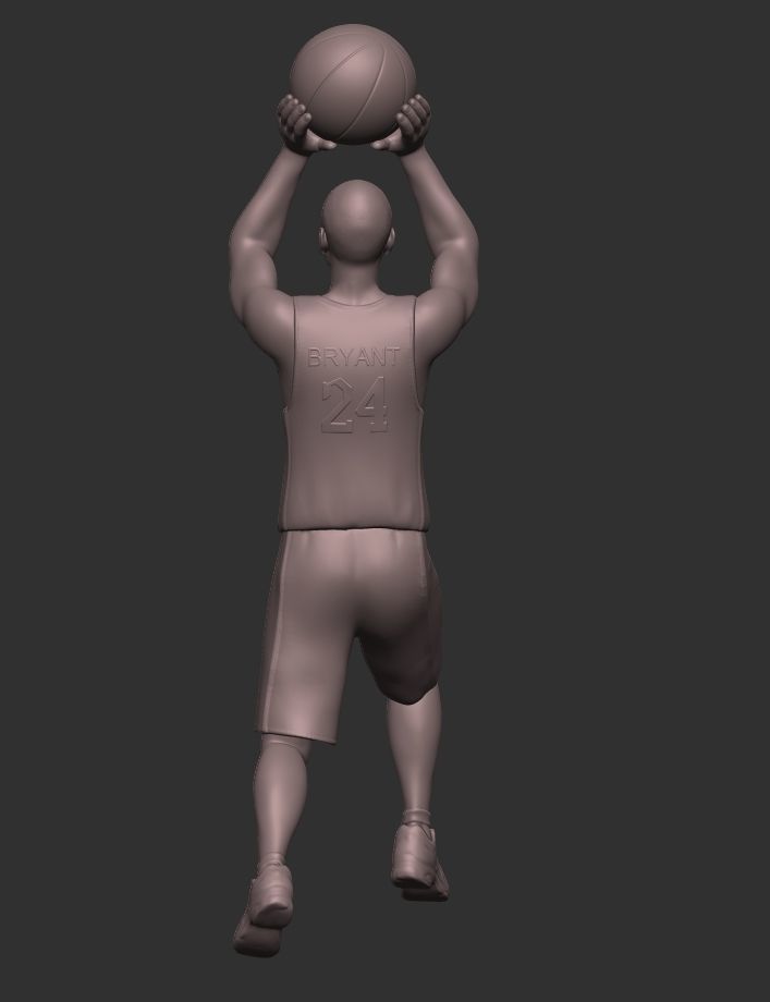 Kobe Bryant 3D print model_2
