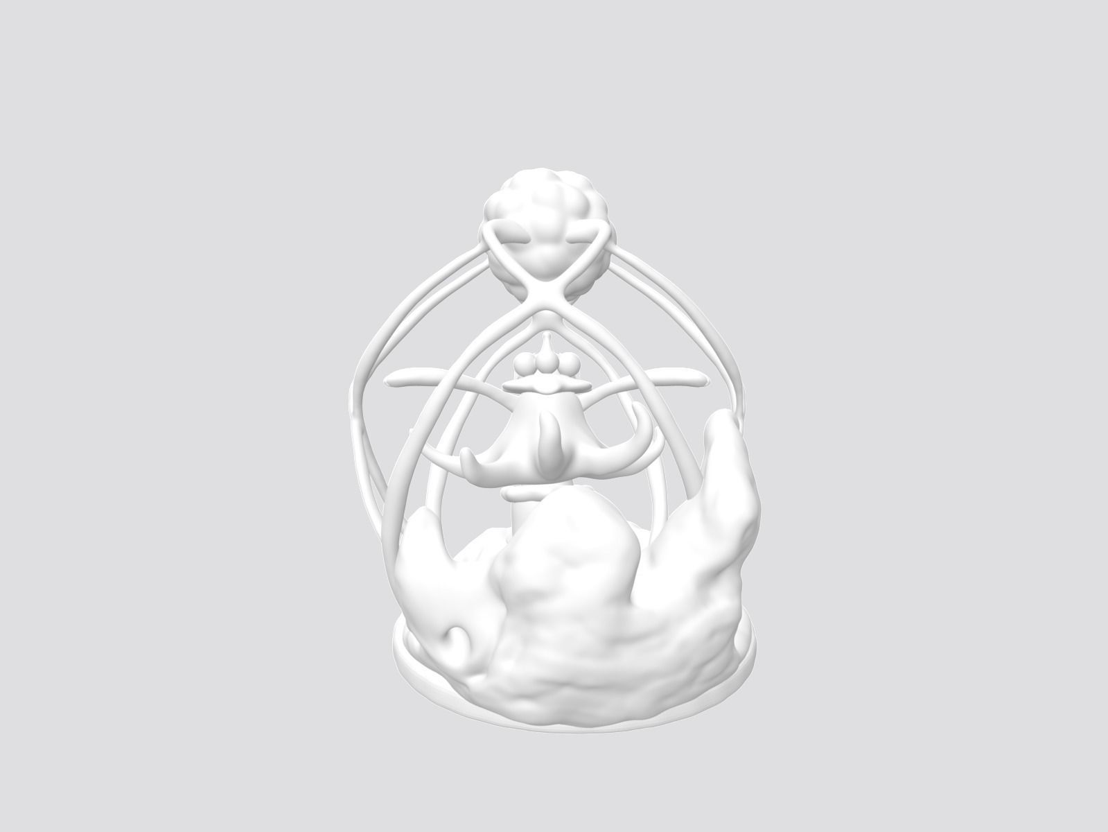 Pokemon - Primarina diorama 3D print model_4