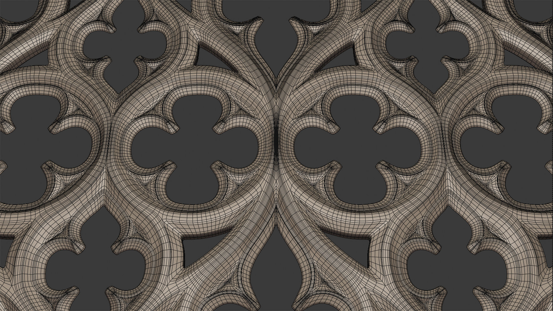 Paneling belonging to Carlisle Cathedral  1842 V2 3D model_4