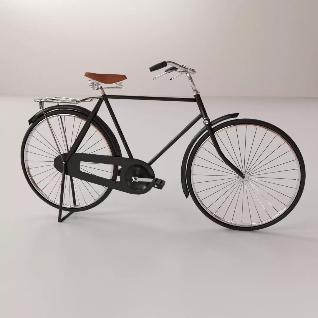 Bicycle vintage 3D model_0