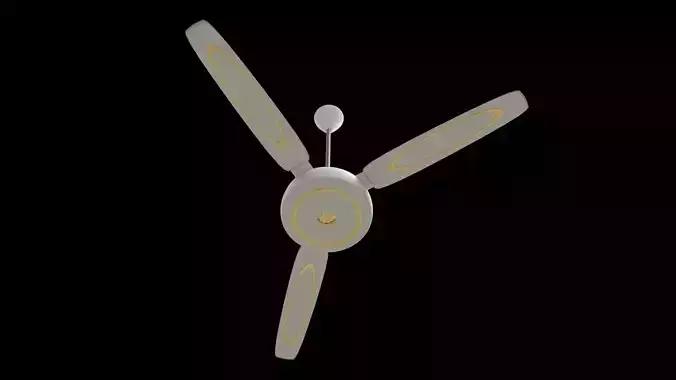 Gold plated fan