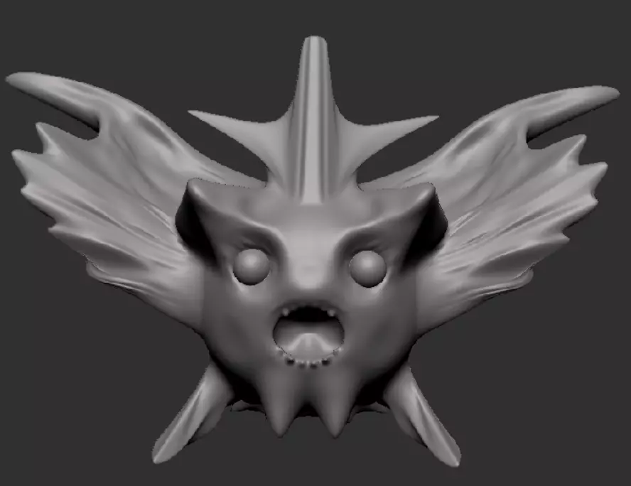friend deer head with horns 3D print model_0