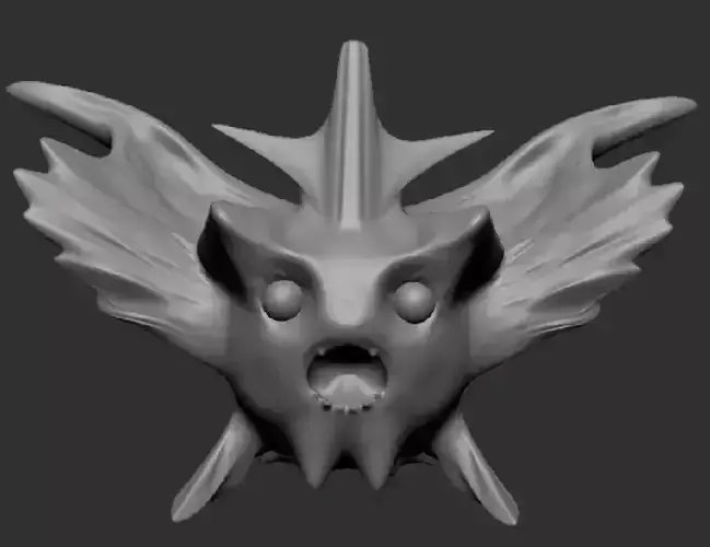 friend deer head with horns