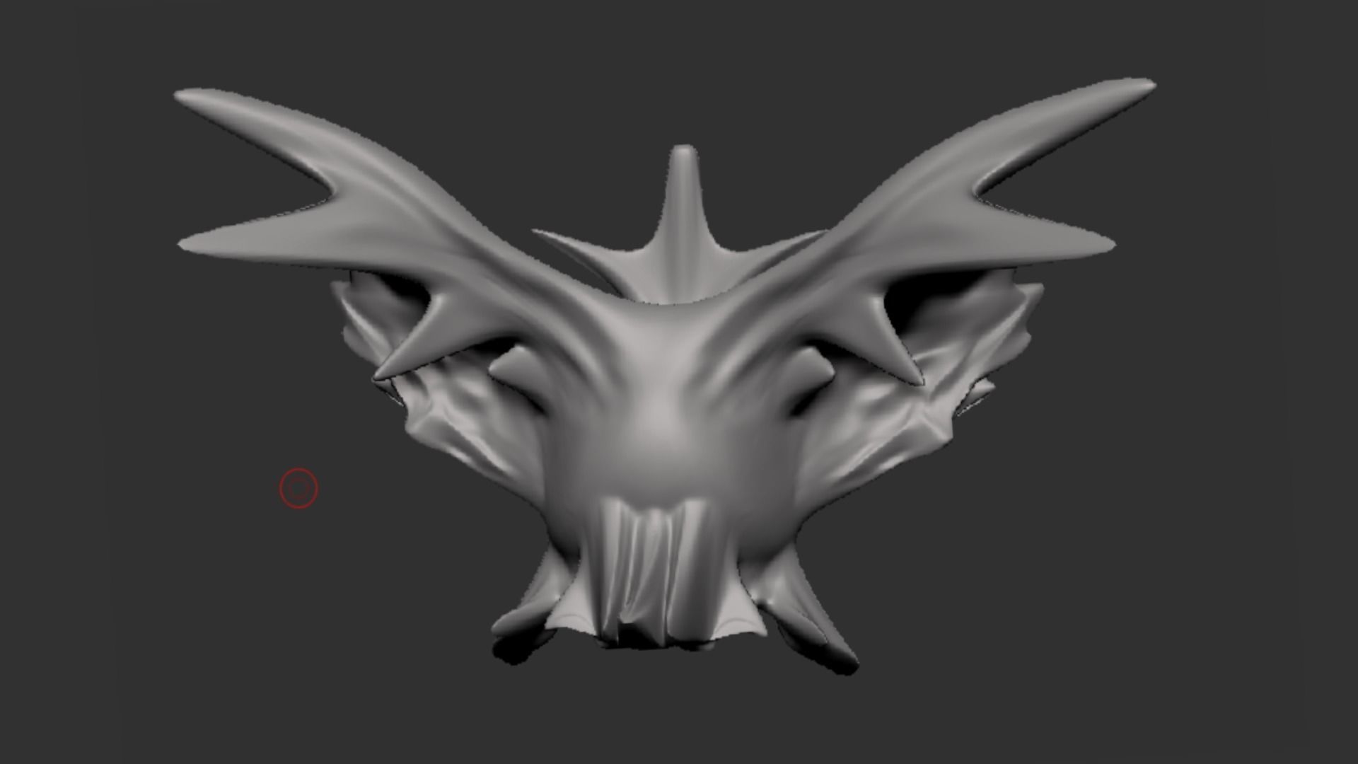 friend deer head with horns 3D print model_1