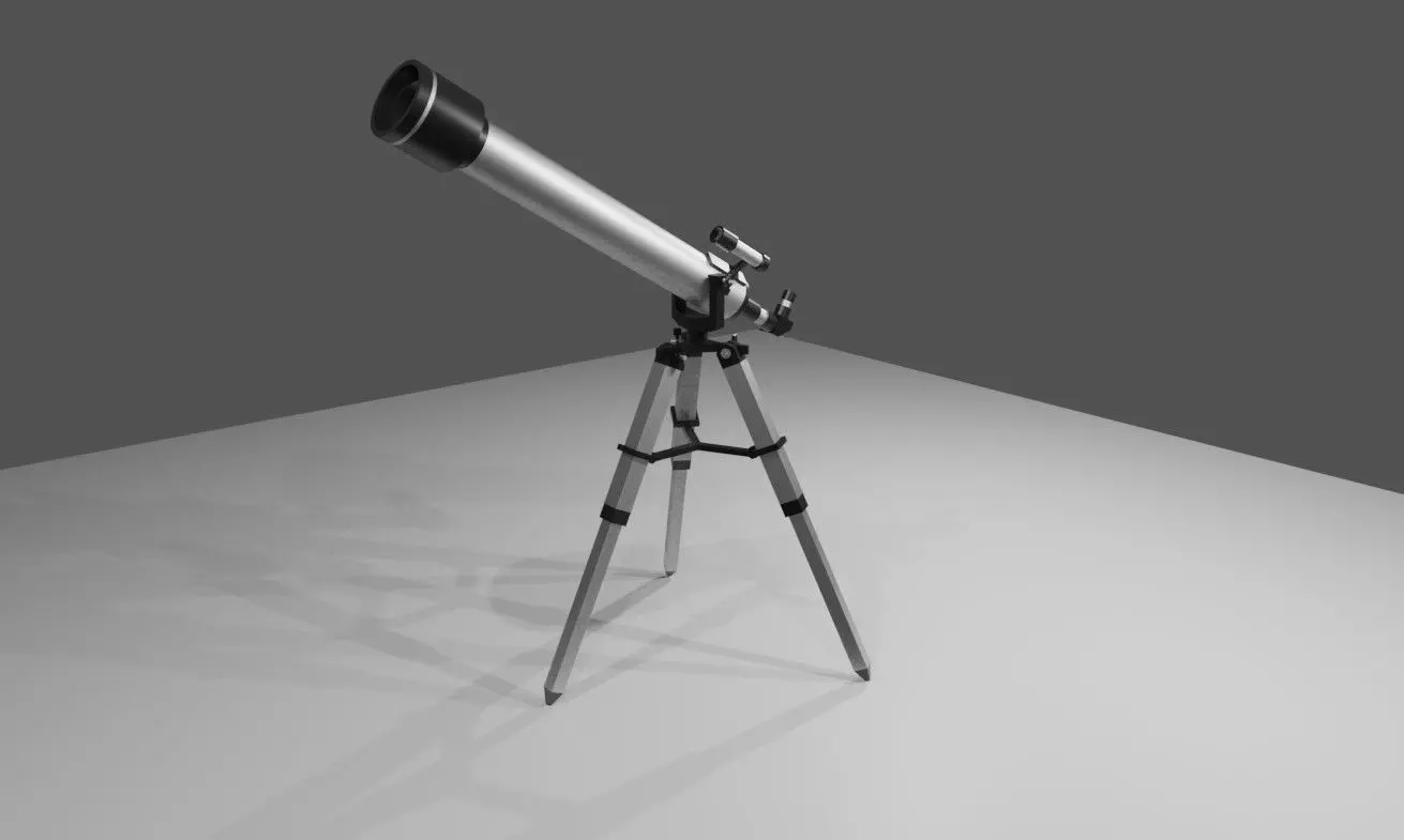 Telescope - Lunette - Telescopio - Luneta 3D model