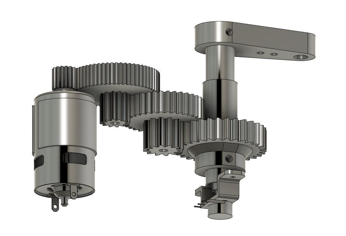 3D-printable High torque servo-gear reduction 3D print model_9