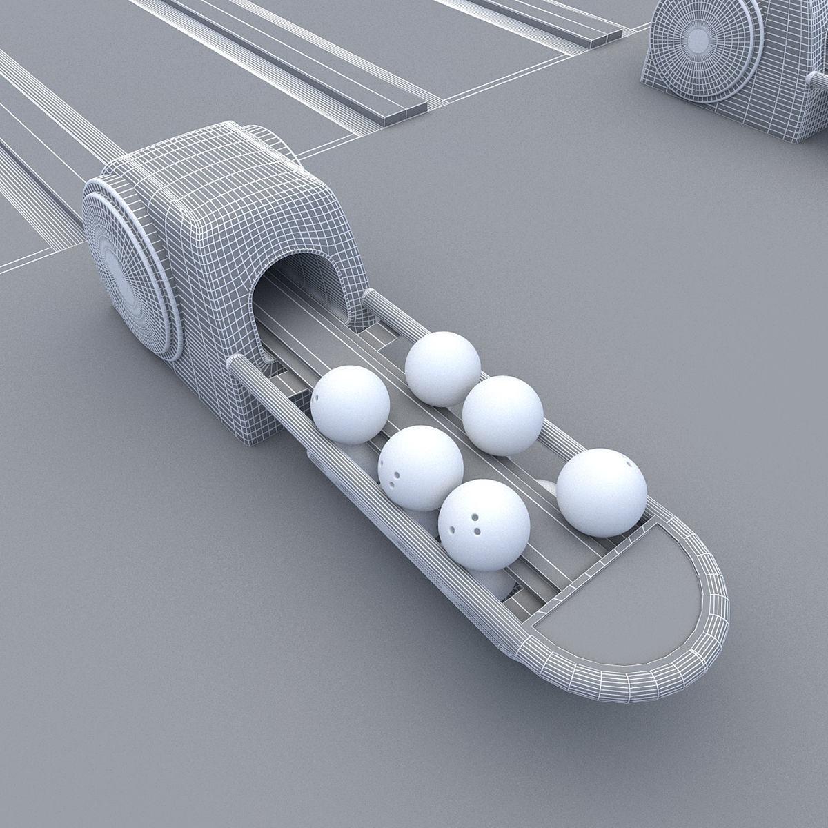 Bowling Alley 3D Model Low-poly 3D model_18