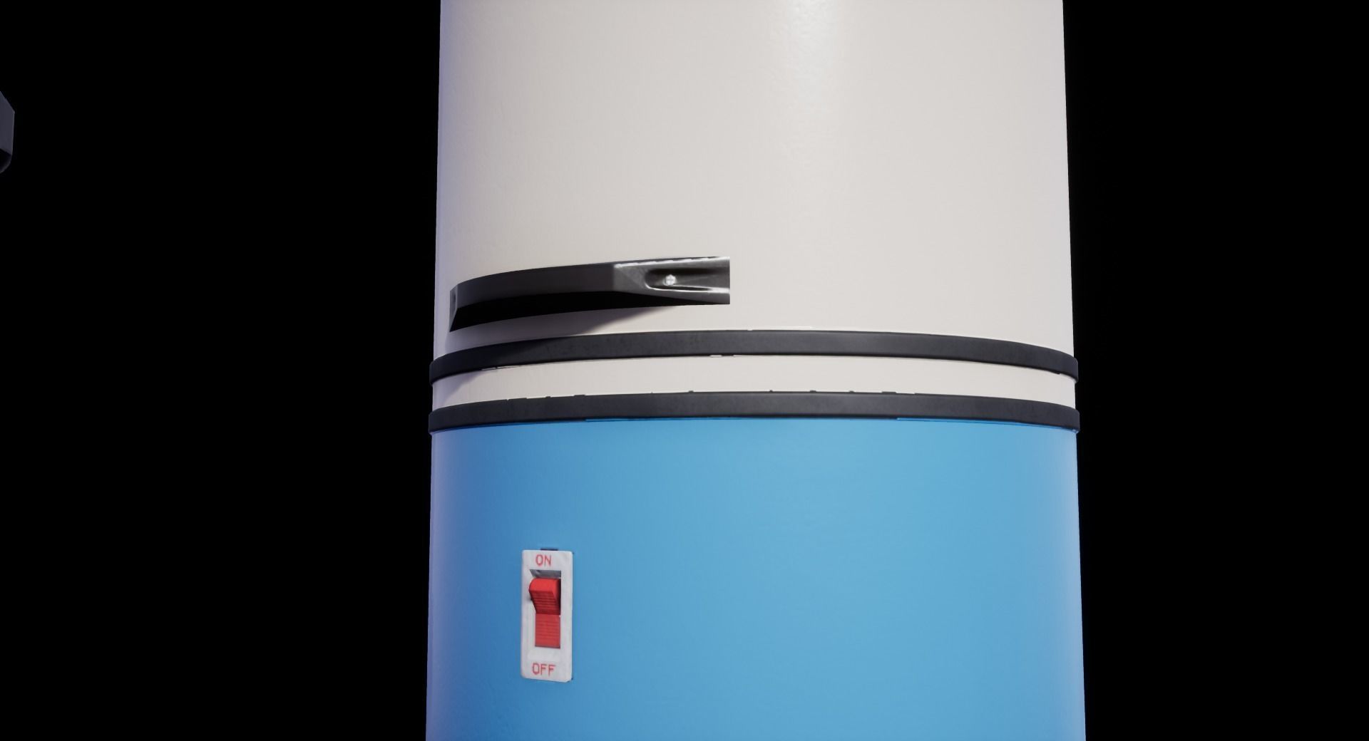 Old Soviet Washing Machine Low-poly 3D model_19