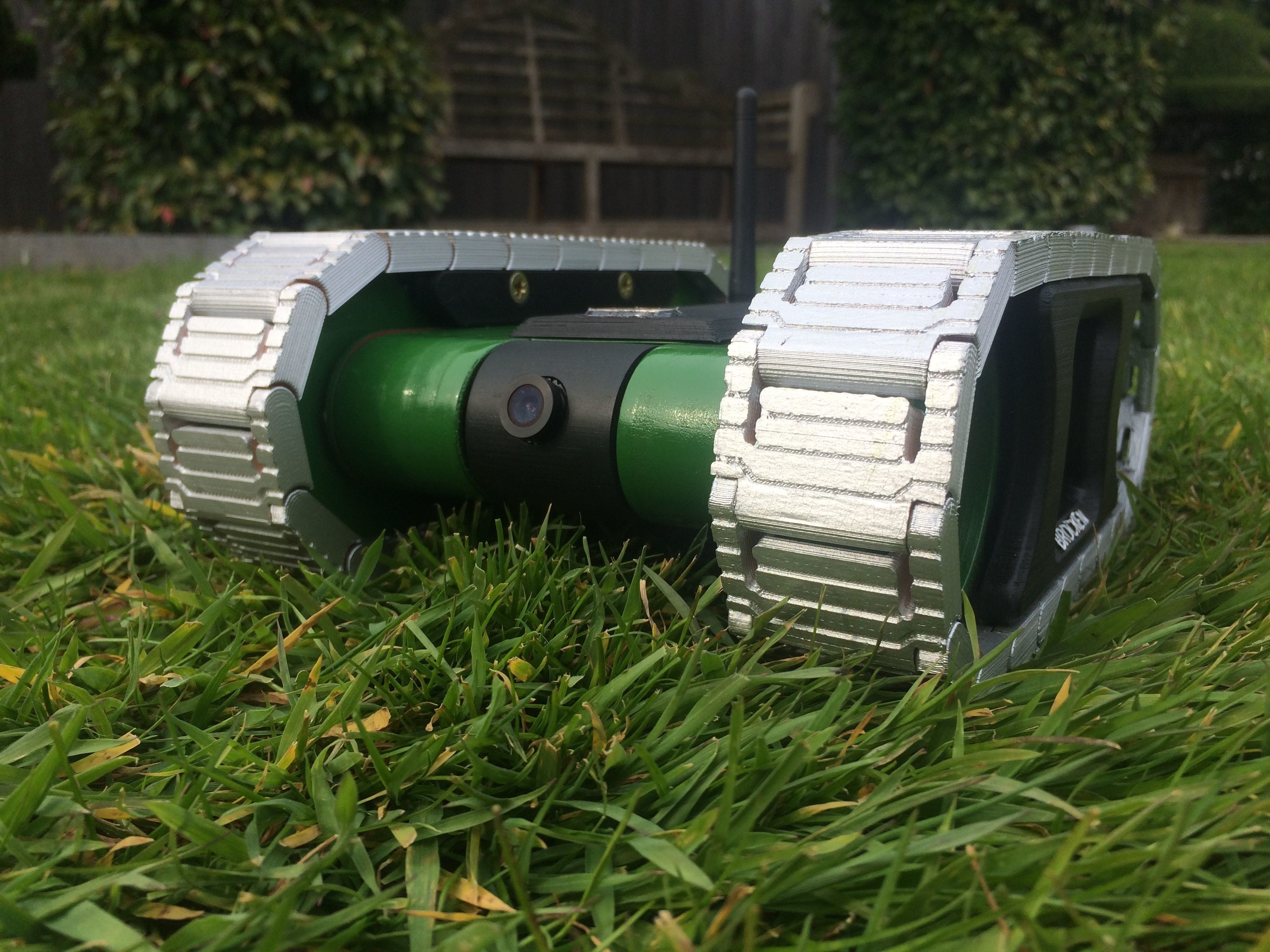 RC FPV tank rover 3D print model_2