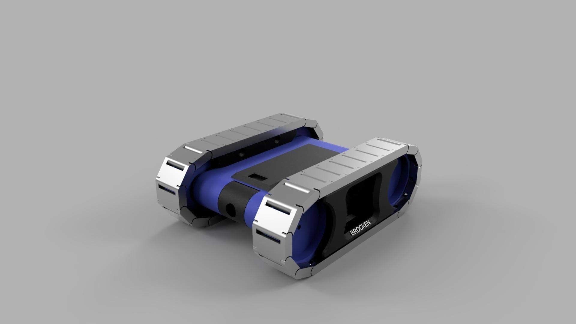 RC FPV tank rover 3D print model_10