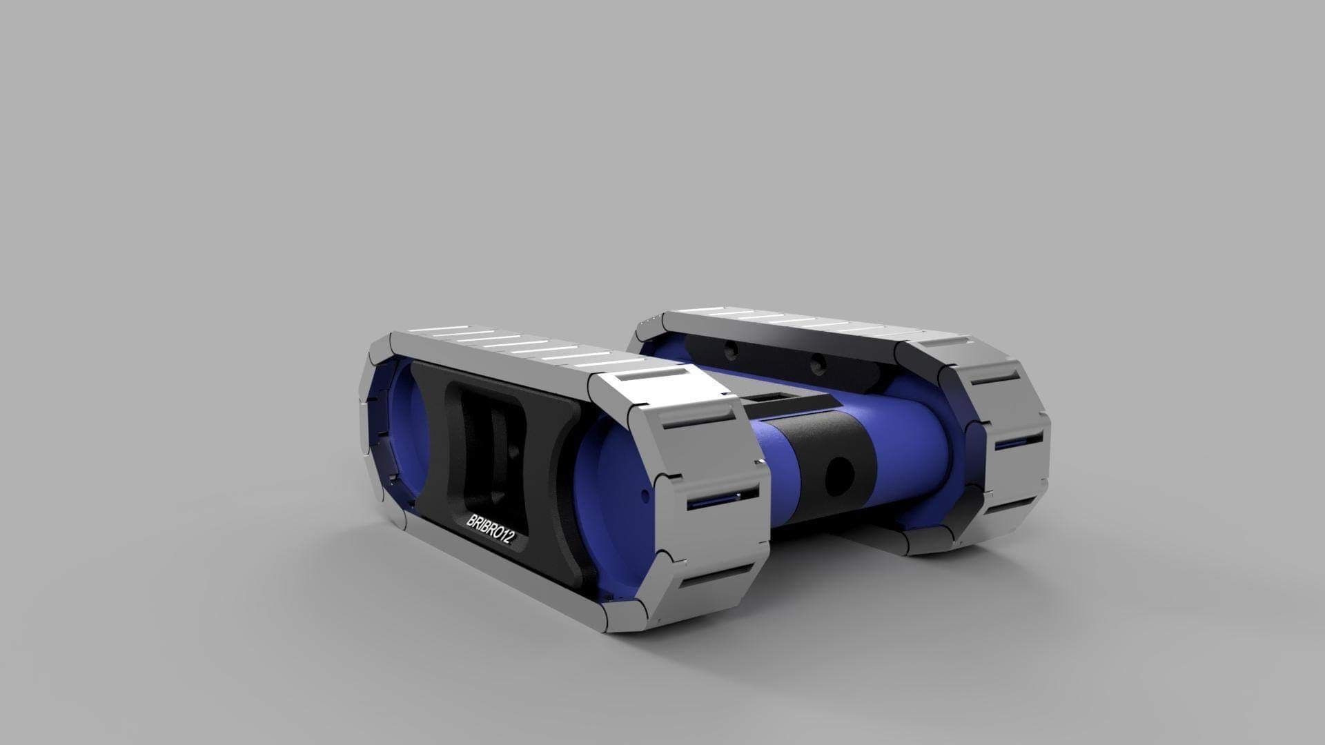 RC FPV tank rover 3D print model_9