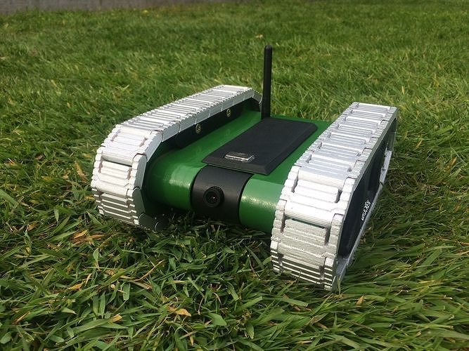 RC FPV tank rover 3D print model