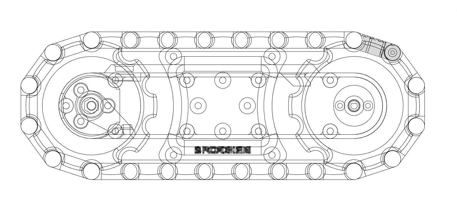 RC FPV tank rover 3D print model_16