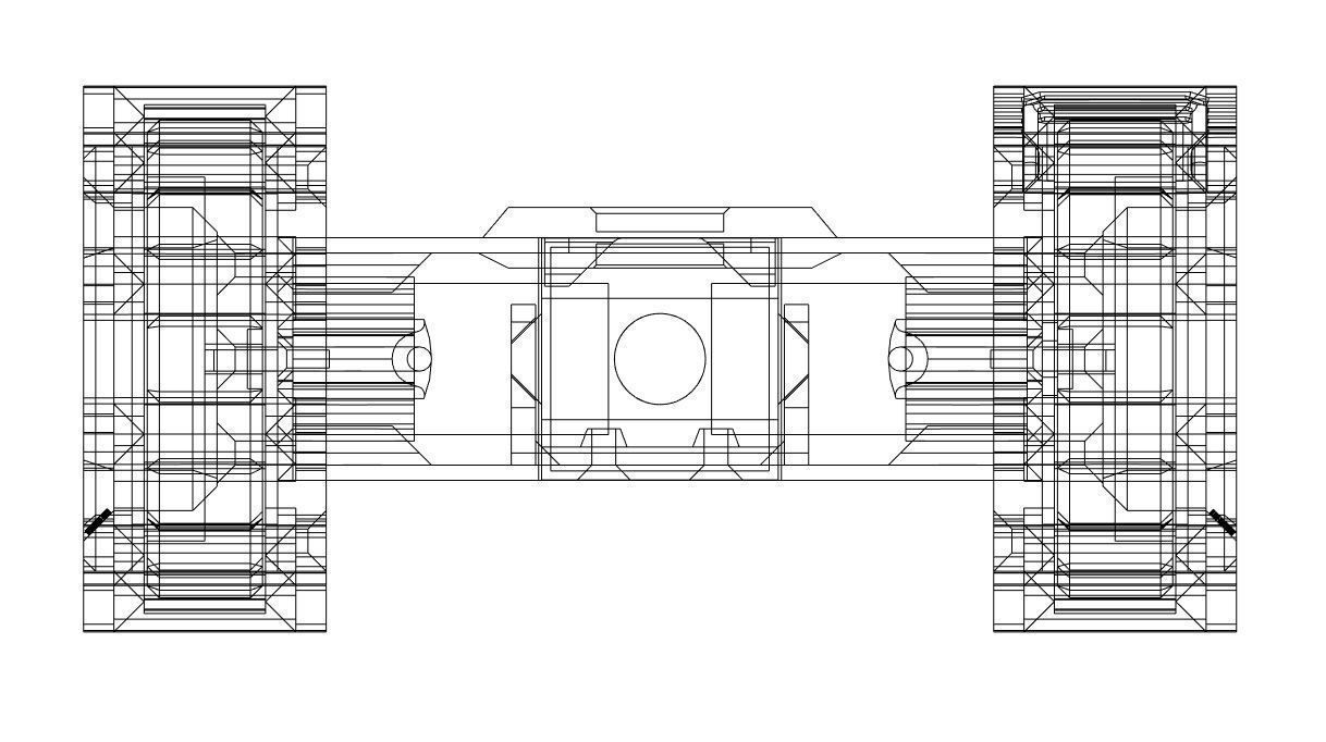 RC FPV tank rover 3D print model_15