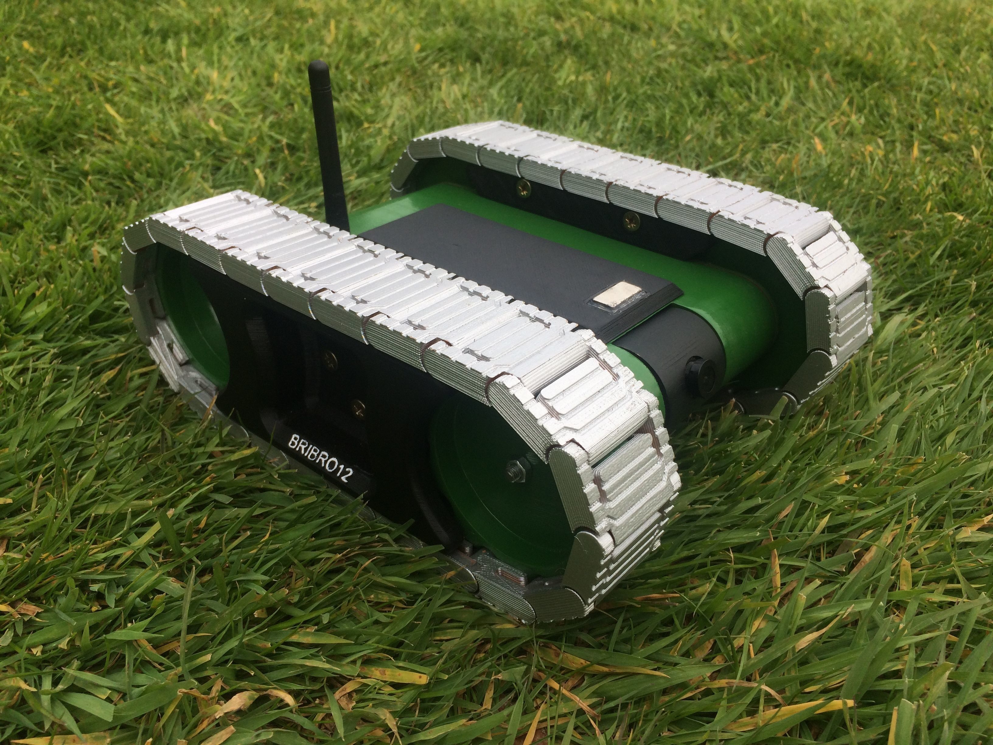 RC FPV tank rover 3D print model_4