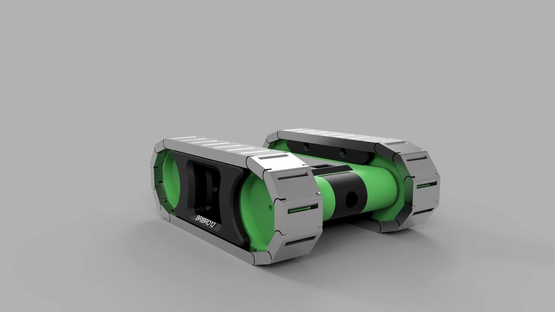 RC FPV tank rover 3D print model_7