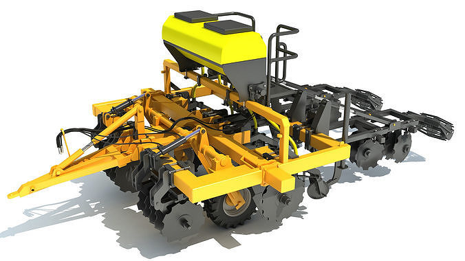 Farm Subsoiler 3D model