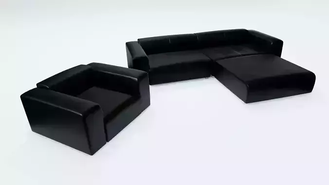 3 seater leather sofa