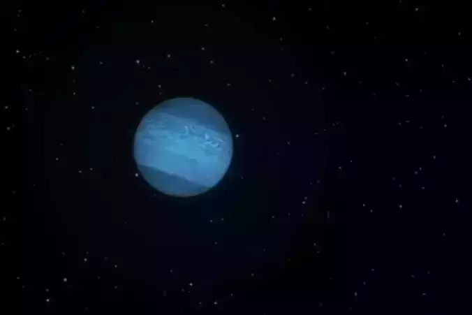 Neptune jupiter in space