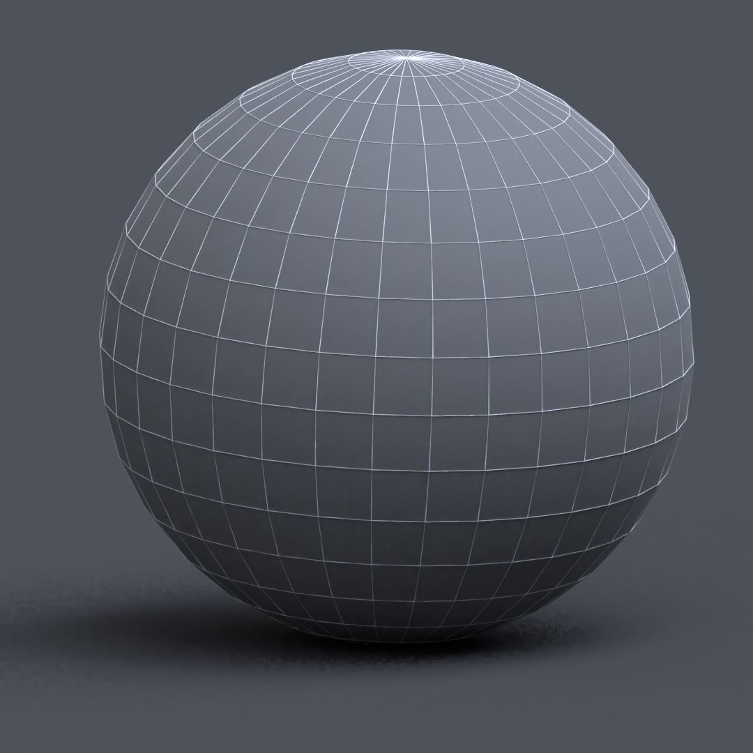 soccer ball Low-poly 3D model_12