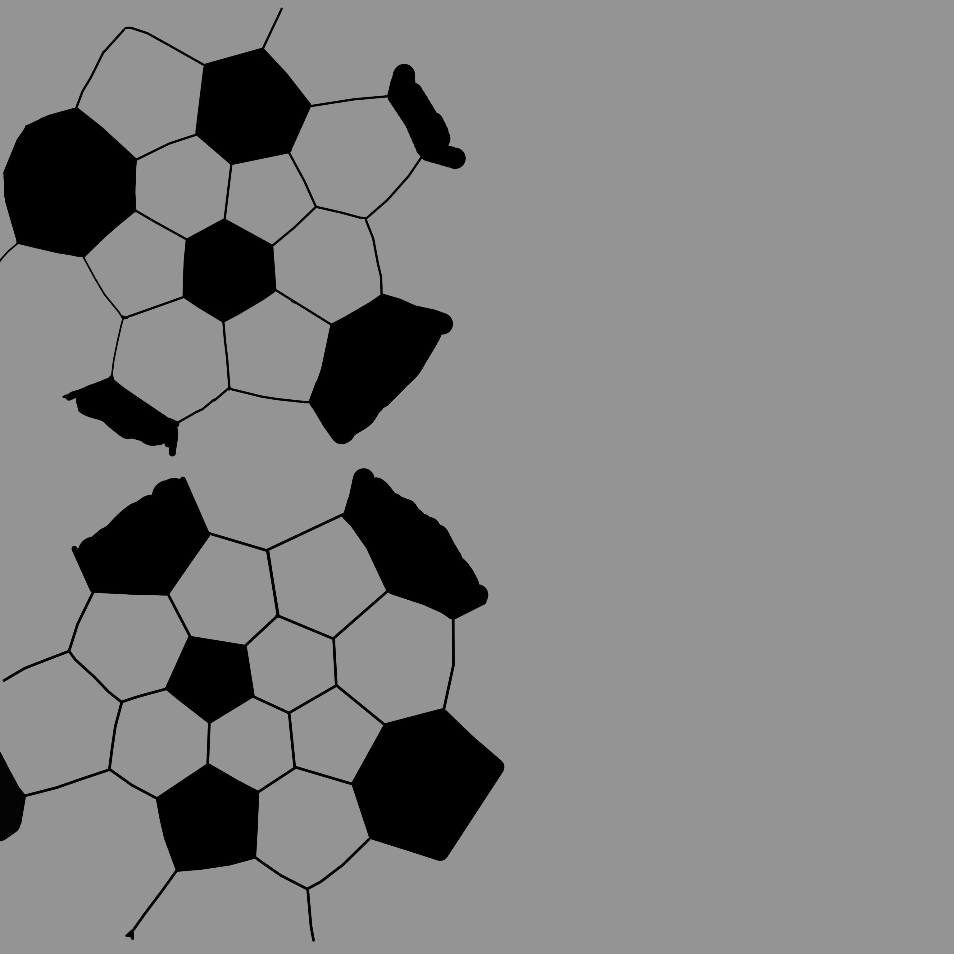 soccer ball Low-poly 3D model_13