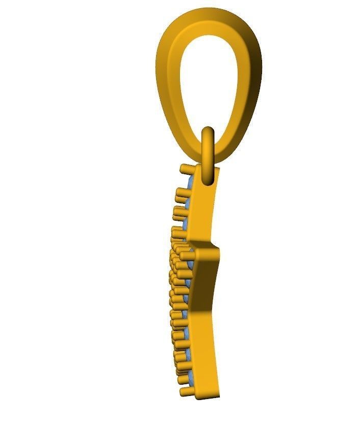 Star  Diamond  Pendant  3D print model_6
