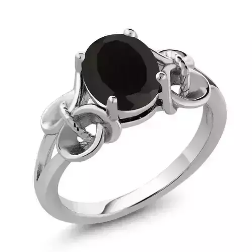 Oval Stone Ring 