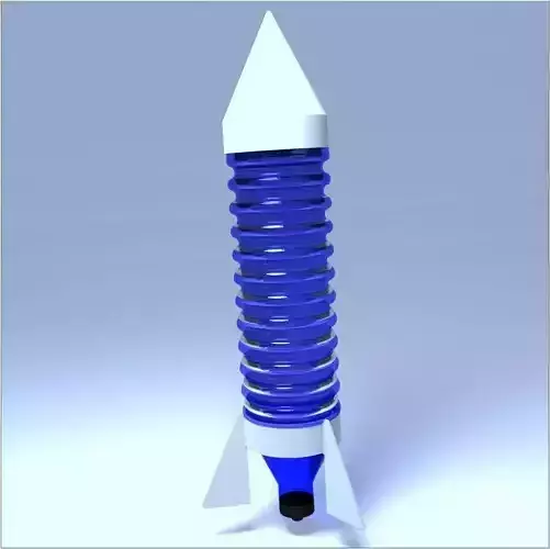 WATER ROCKET 3D print model